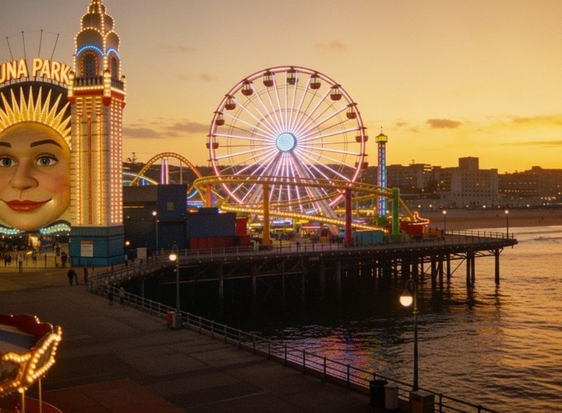 Atracciones y parques de atracciones: iluminación de entretenimiento